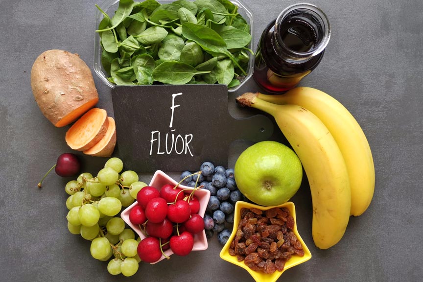 alimentos con fluor